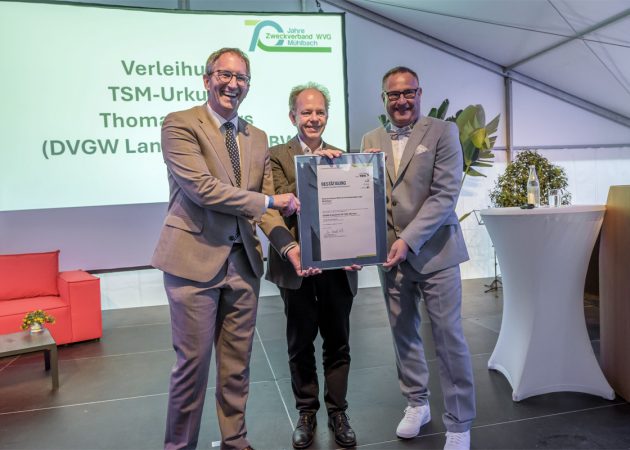 Zweckverband Wasserversorgungsgruppe Mühlbach feiert 70-jähriges Bestehen und weiht Hochbehälter Zentral ein